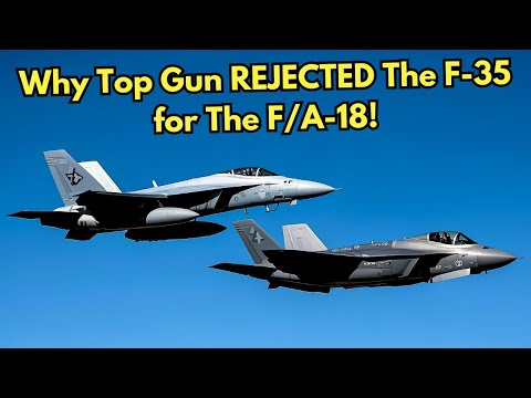 The SHOCKING Reason Why Top Gun Chose the F/A-18 Over F-35 Stealth Fighter!