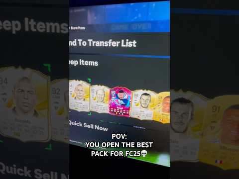 POV: YOU OPEN THE BEST CHAMPS REWARDS PACK IN FC25?!😳 #eafc #fc25 #shorts