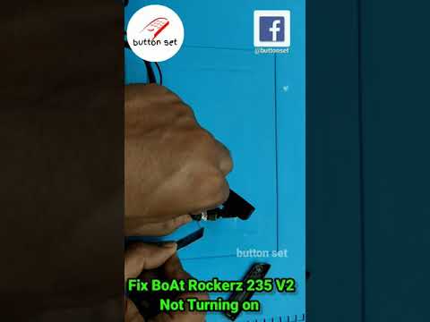 Boat ROCKERZ wireless bluetooth Earphones repair || buttonset