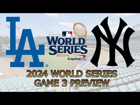 Dodgers vs Yankees - World Series 2024 Game 3 Full Game Preview (MLB The Show 24 Sim)