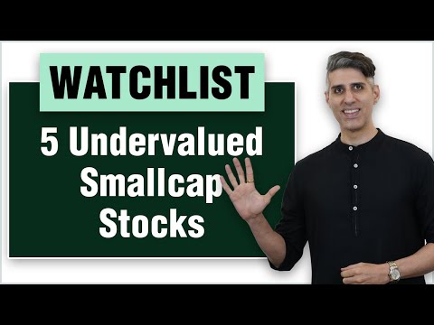 5 Most Undervalued Smallcap Stocks to Add to Your Watchlist | Yazad Pavri