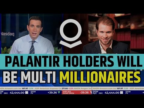 Palantir Holders Will Be Millionaires Said By Co Founder PLTR Stock Latest News 1