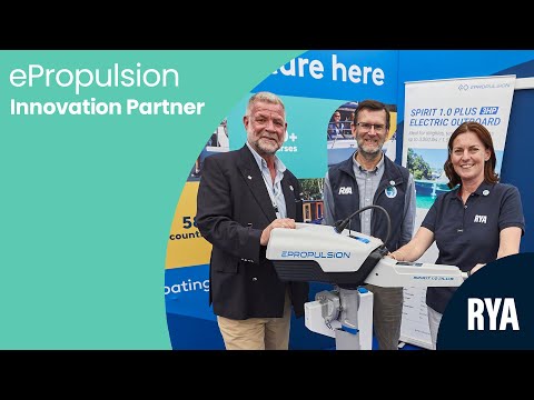 ePropulsion announced as the RYA’s Official Innovation Partner