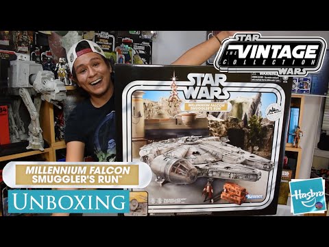 Star Wars The Vintage Collection Millennium Falcon Smuggler&#039;s Run Unboxing | Galaxy&#039;s Edge Exclusive