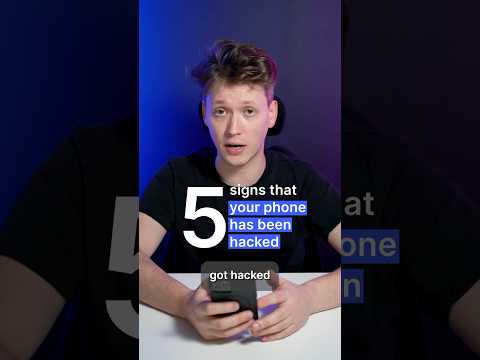 5 clear signs your phone was hacked 😱 #Shorts #shortsviral #techtips