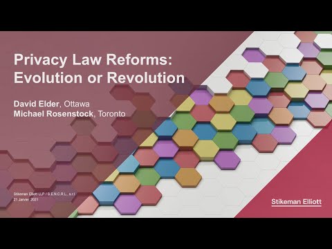 Privacy Law Reforms: Evolution or Revolution