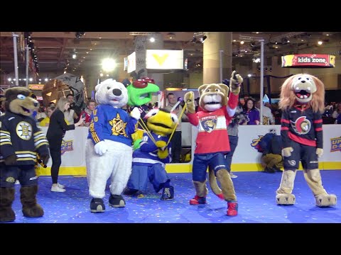 Mascot Skills Competition - 2024 NHL Mascot Showdown - NHL All-Star Weekend - Toronto