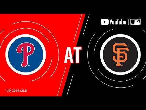 Phillies at Giants 8/8/19 | MLB Game of the Week Live on YouTube