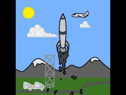 Rocket Launch Failure #animation#rocket#explosion