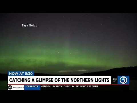 Catching a glimpse of the Northern Lights