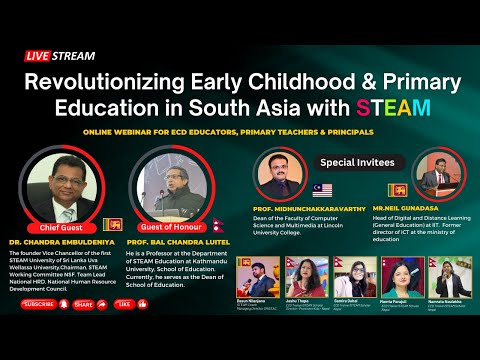 Revolutionizing Early Childhood &amp; Primary Education in South Asia with STEAM - A Guide for Educators