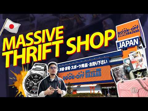 RARE &amp; AFFORDABLE Seiko watch in this HUGE thrift store | BookOff Super Bazaar in Japan!