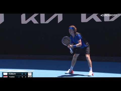 Andrey Rublev vs Dominic Thiem highlights Australian Open 2023🔴 TENNIS LIVE