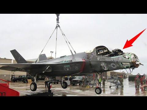 The US Genius Invention to Recover Two Damaged F-35 to One F-35 Aircraft