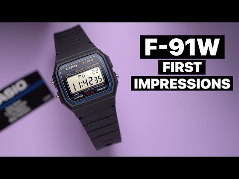 A watch collector&#039;s first impressions of the Casio F91W