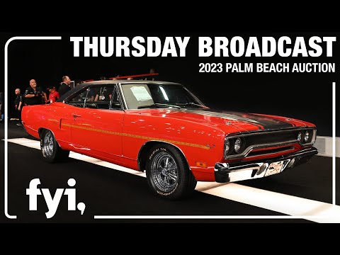 2023 PALM BEACH THURSDAY BROADCAST - Thursday, April 13, 2023 - BARRETT-JACKSON 2023 AUCTION