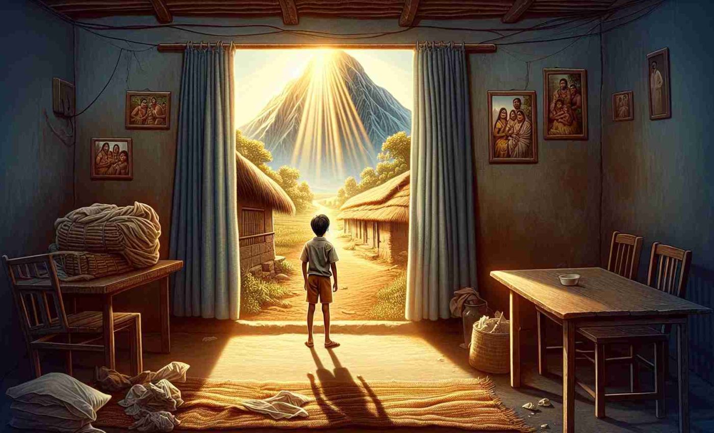 A high definition, realistic picture showcasing the surprising revelation from an unassuming Indian village. This scene depicts the story of an individual named Vikash Yadav, focusing on the critical moment where his unexpected story was unveiled to the small, rural community around him.