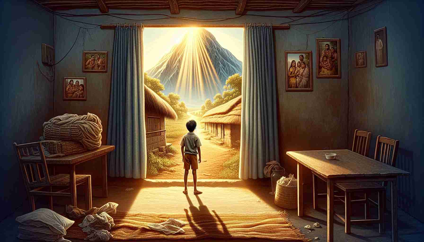 A high definition, realistic picture showcasing the surprising revelation from an unassuming Indian village. This scene depicts the story of an individual named Vikash Yadav, focusing on the critical moment where his unexpected story was unveiled to the small, rural community around him.