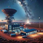 Create a high-definition and realistic image depicting a satellite facility in Western Australia. The setting should display the vast expanse of the Australian outback under a clear, star-filled night sky. To one side, highlight the new state-of-the-art satellite facility with modern architectural design, comprised of high-tech antenna and equipment under ambient light. In the background, include a launching pad with a satellite ready for launch, illuminating the surroundings with its powerful lights. This scene represents a significant advancement in Australia's foray into space exploration.