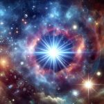 Create a realistic, high-definition image depicting the concept of a 'Cosmic Bizarre'. In the image, feature an intensely bright, fast-spinning star in our galaxy. Surround it with an array of cosmic elements such as nebulae, galaxies, and other celestial bodies to reveal a surreal cosmic environment, displaying the cryptic and enchanting aspects of space.