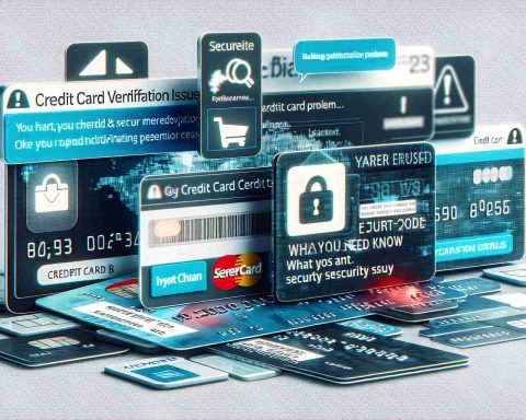 A high-definition, realistic depiction of various elements related to credit card verification issues. This could include an alert dialog box on a secure payment website indicating a verification problem, portions of a generic credit card blurred or obscured for security reasons, perhaps a troubling error code message. Overlay these with a transparent text layer that says 'What You Need to Know'. This should communicate the complexities and potential challenges of credit card security verification.