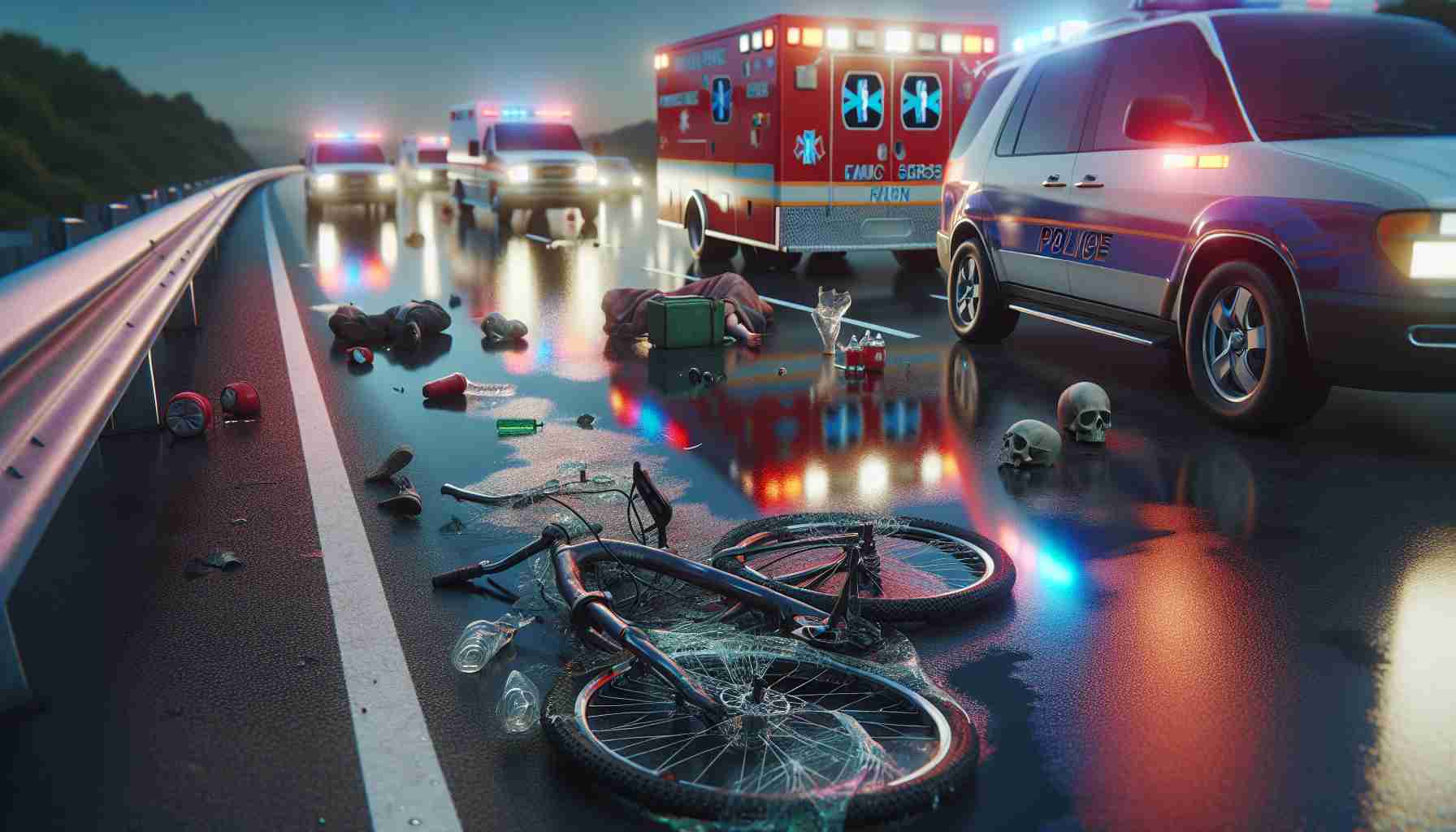 Tragedy Strikes as Young Bicyclist Loses Life in Highway Crash