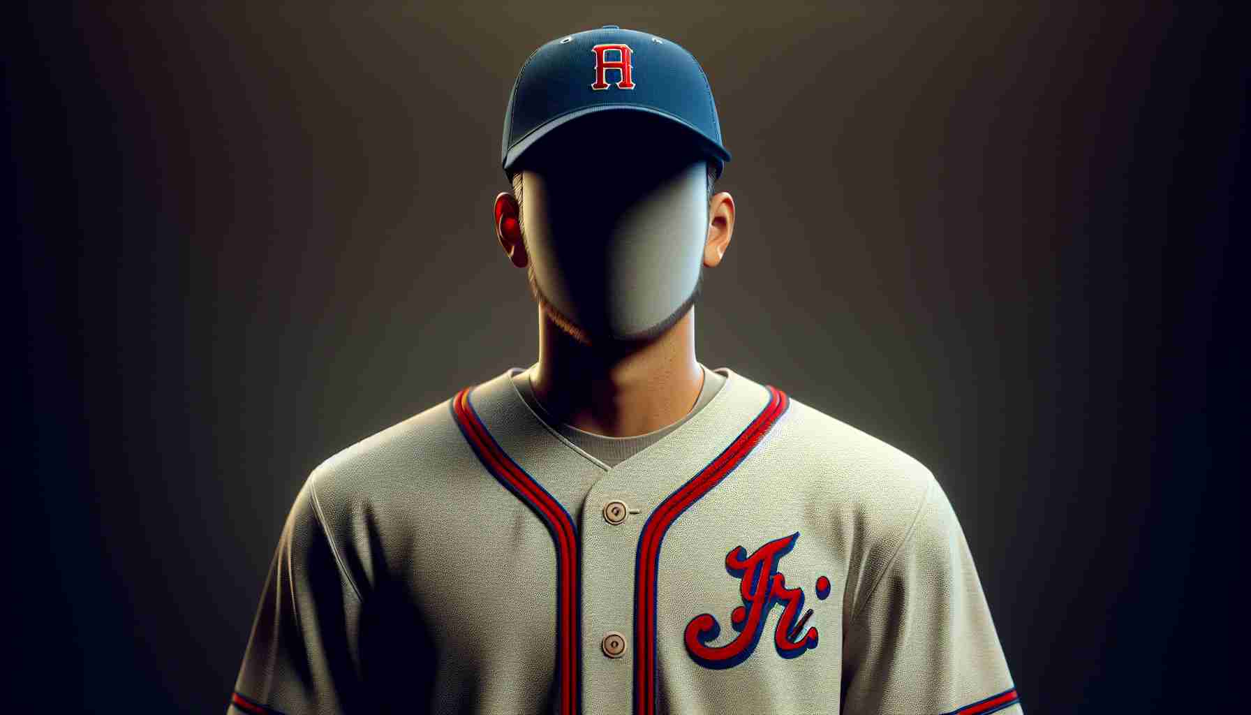 A realistic, high-definition photograph of a highly skilled, anonymous baseball pitcher playing for a prominent west coast team wearing a jersey with the number 'Jr.' on the back. His unique secret weapon technique that has drawn attention is clearly on display.