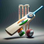 Realistic high-definition image of a cricket bat and ball indicating a major setback for an unnamed cricket star from the Indian team, represented by flags or emblems associated with the team, just days before an important Test series. No individual or injury should be visually depicted, focusing instead on the symbolic representation of the event.