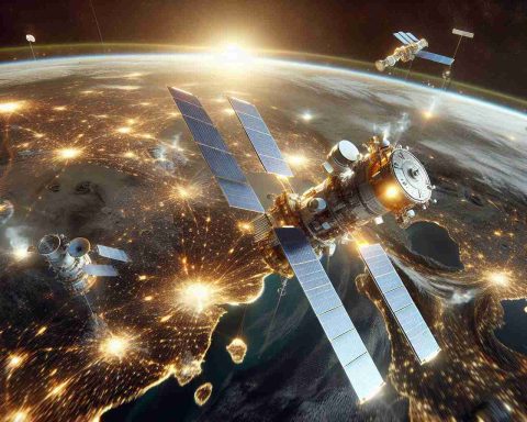 Realistic high-definition depiction of China's progress in space exploration, focusing on the deployment of new satellites for Earth observation.